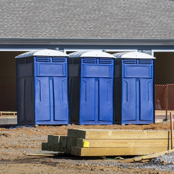 how often are the porta potties cleaned and serviced during a rental period in Wilkinsburg Pennsylvania